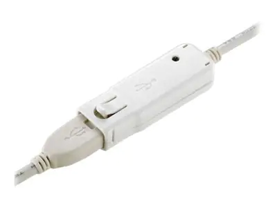 Roline - USB-Verlängerungskabel - USB (W) zu USB (M) - USB 2.0 - 12 m - weiß