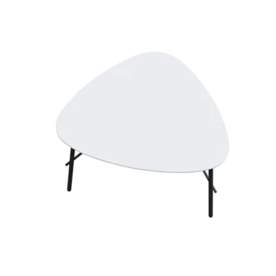 Paperflow Beistelltisch LAZY 605 x 450 x 500 cm (B x H x T) MDF weiß