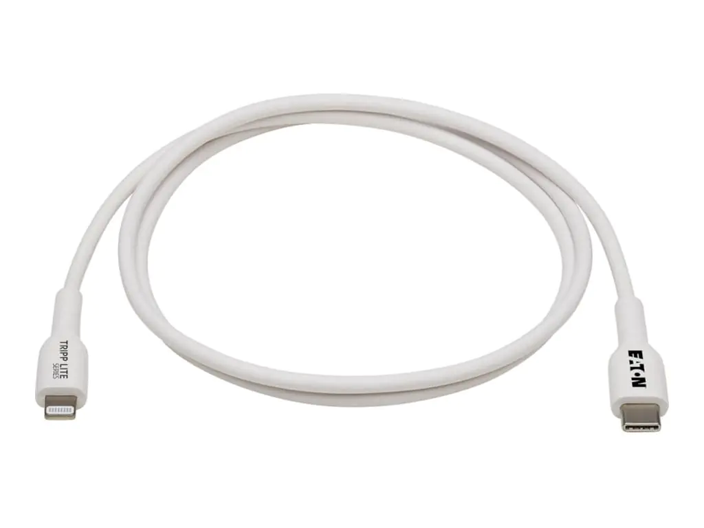 Eaton Tripp Lite Series Safe-IT USB-C to Lightning Sync/Charge Antibacterial Cable (M/M)