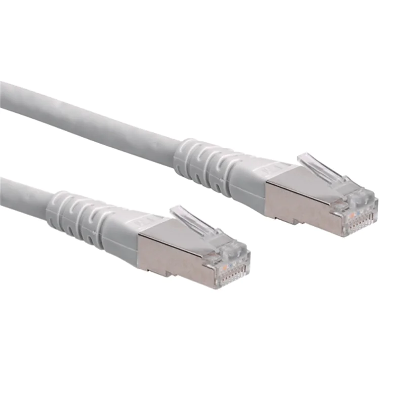 Roline - Patch-Kabel - RJ-45 (M) zu RJ-45 (M) - 2 m - SFTP - CAT 6 - Grau