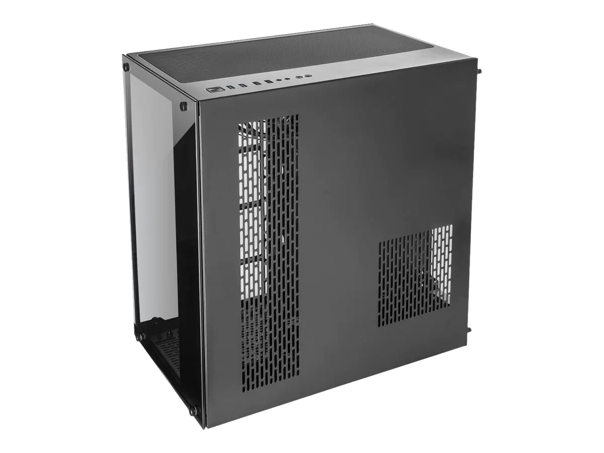 Inter-Tech C-701 Panorama - Tower - ATX - Seitenteil mit Fenster (gehärtetes Glas) - keine Spannungsversorgung (ATX) - USB/Audio