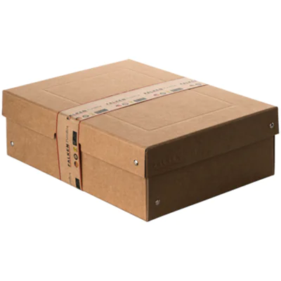 Falken Aufbewahrungsbox PureBox Nature 24 x 10 x 32 cm (B x H x T) DIN A4 Pappe natronbraun