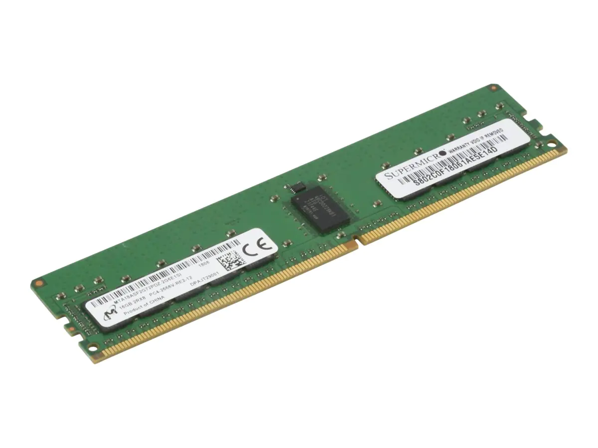 Supermicro Micron - DDR4 - Modul - 16 GB - DIMM 288-PIN MEM-DR416L-CL07-ER26