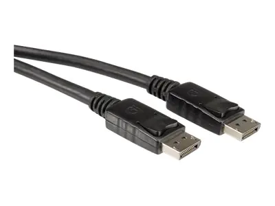 VALUE - DisplayPort-Kabel - DisplayPort (M) zu DisplayPort (M) - 7.5 m - geformt - Schwarz