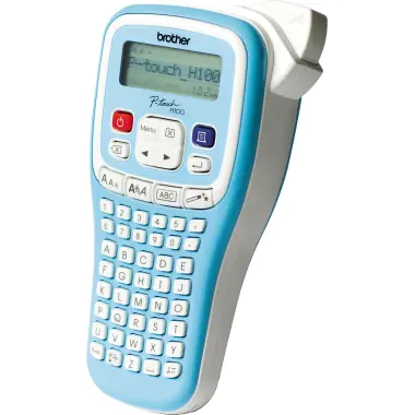 Brother P-Touch PT-H100LB - Beschriftungsgerät - s/w - Thermotransfer - Rolle (1,2 cm) - 180 dpi - bis zu 20 mm/Sek. - Cutter - 2-zeiliger Druck