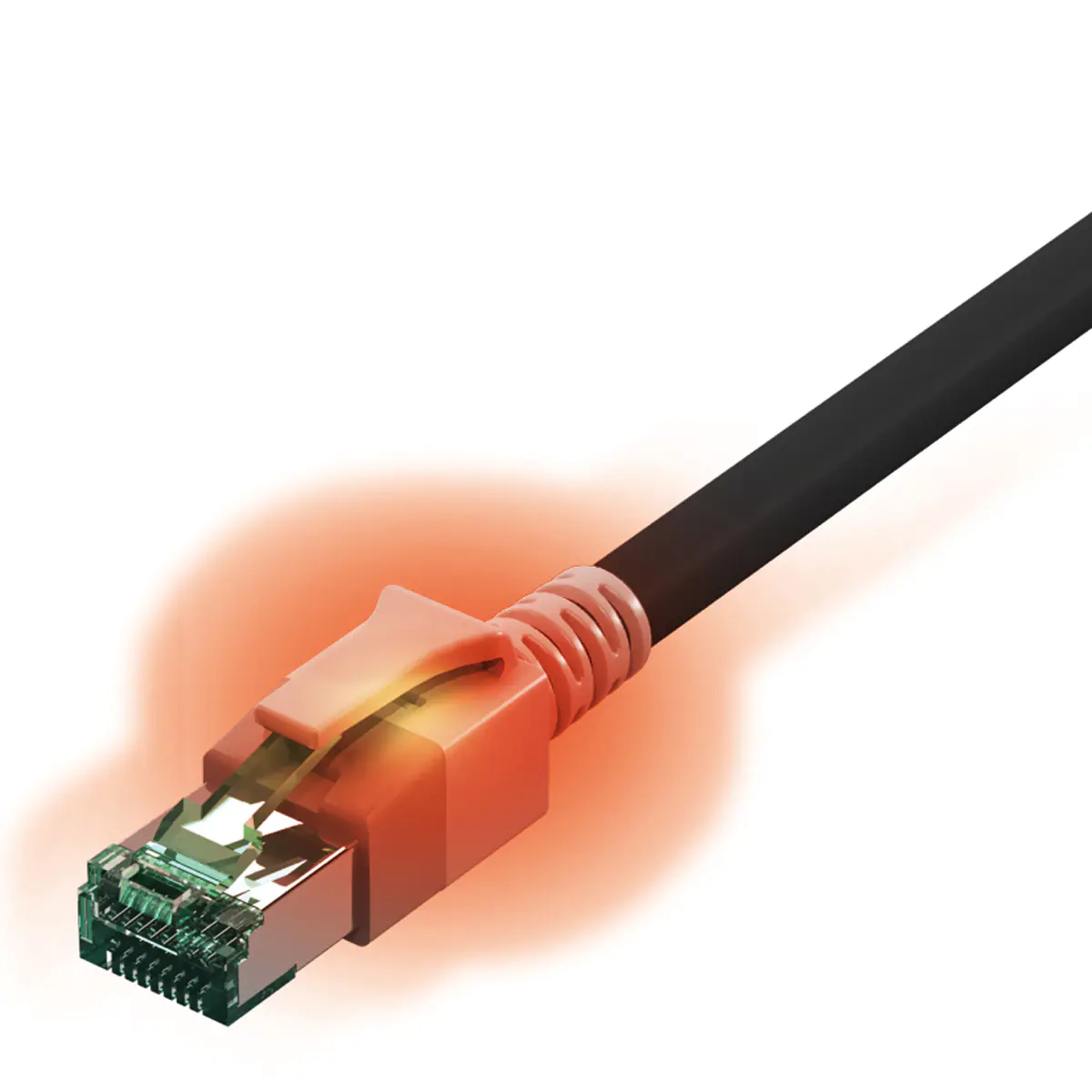 EasyLan Sacon 442628,700, 7 m, Cat6a, S/FTP (S-STP), RJ-45, RJ-45, Schwarz CS1OSADAD0070