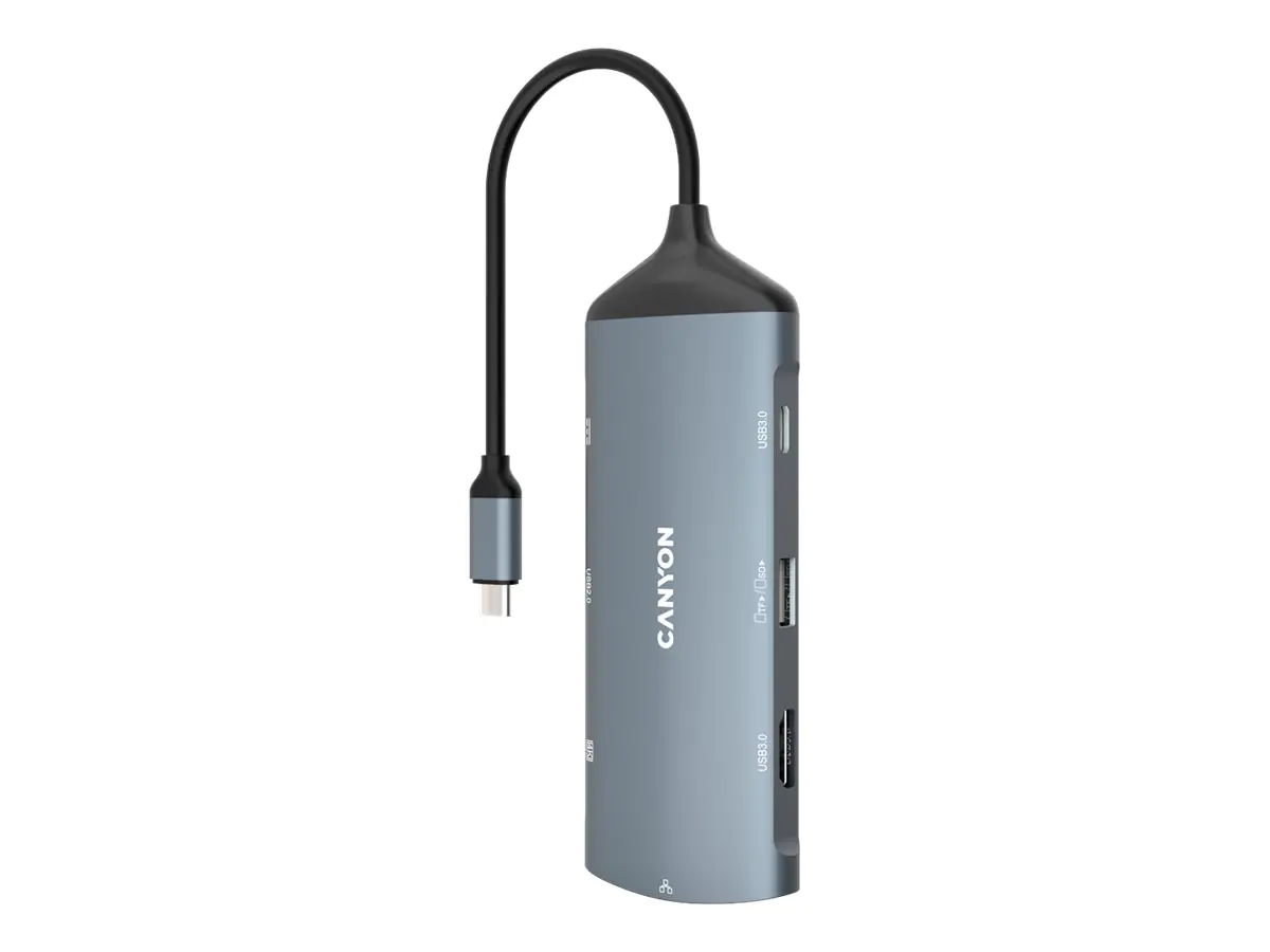 Canyon DS-15 - Dockingstation - USB-C - 8 Slots - HDMI - GigE