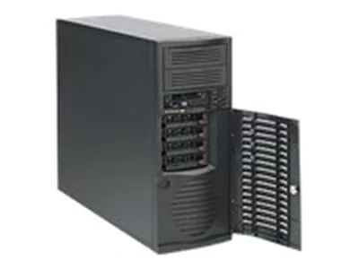 Supermicro SC733 TQ-668B - Tower - Erweitertes ATX - SATA/SAS - Hot-Swap 668 Watt - Schwarz - USB