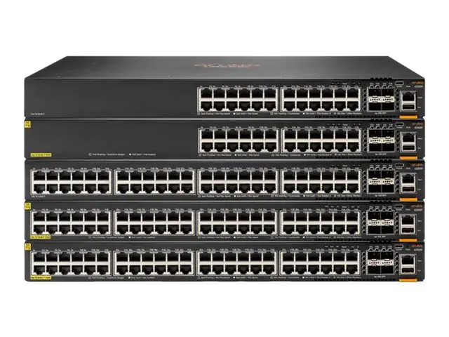 HPE Aruba Networking CX 6200M 36G 12SR5 Class6 PoE 4SFP+ Switch - Switch - max. Stapelentfernung