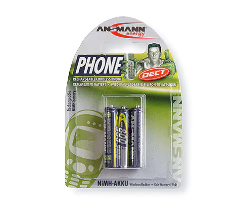 Ansmann Akku NiMH AAA Micro LR03 800 mAh 1,2V 3er Pack 5030142