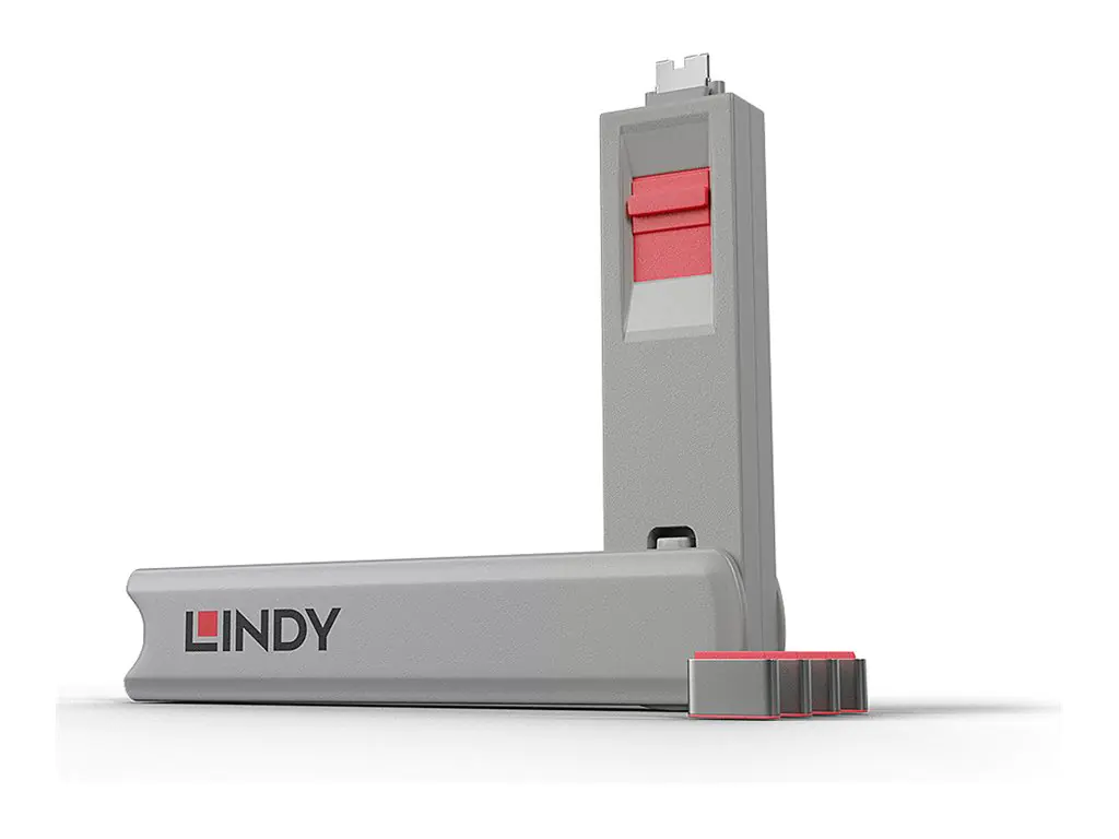 Lindy Schloss für USB-C-Port - Rot 40425