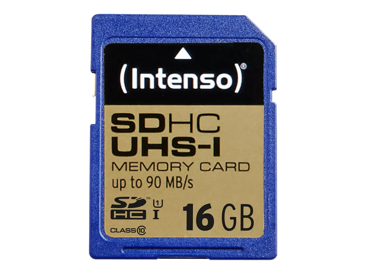 Intenso - Flash-Speicherkarte - 16 GB - UHS Class 1 / Class10 - SDHC UHS-I
