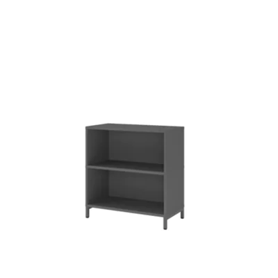 Hammerbacher Regal FlexWall 800 x 828 x 400 mm (B x H x T) 28kg Holz graphit