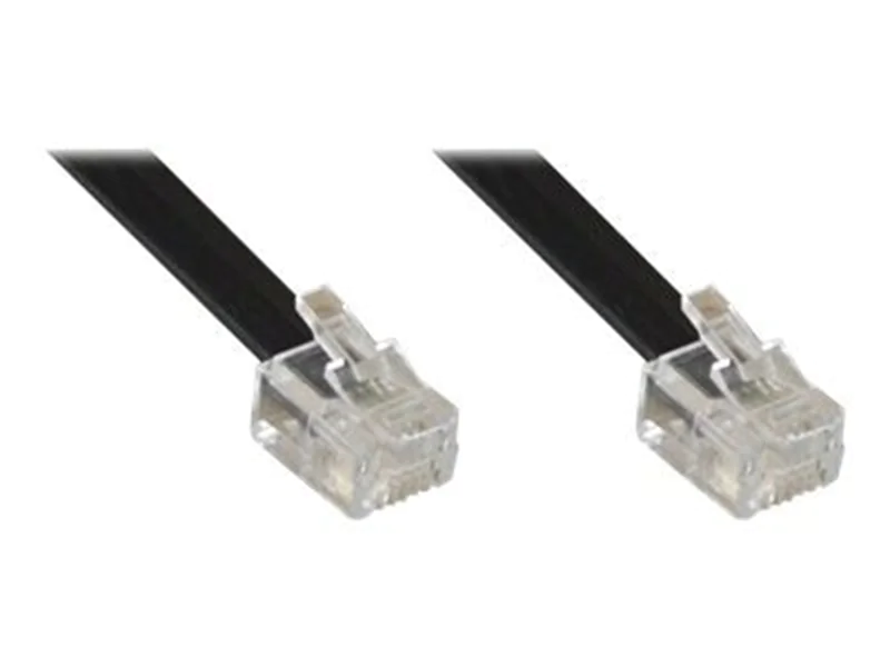 InLine Modularkabel - RJ12 - Stecker / Stecker - 6adrig - 6P6C - 3m 18844