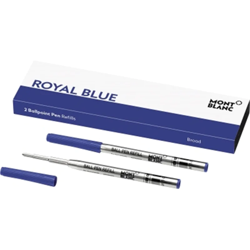 Montblanc 128215, Blau, Fettdruck, Blau, Stahl, 1,4 mm, 2 Stück(e)
