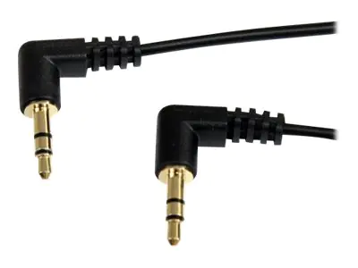 StarTech.com Audiokabel mini 3,5 Klinke mini 3,5 Klinke MU6MMS2RA 0.02 m Schwarz