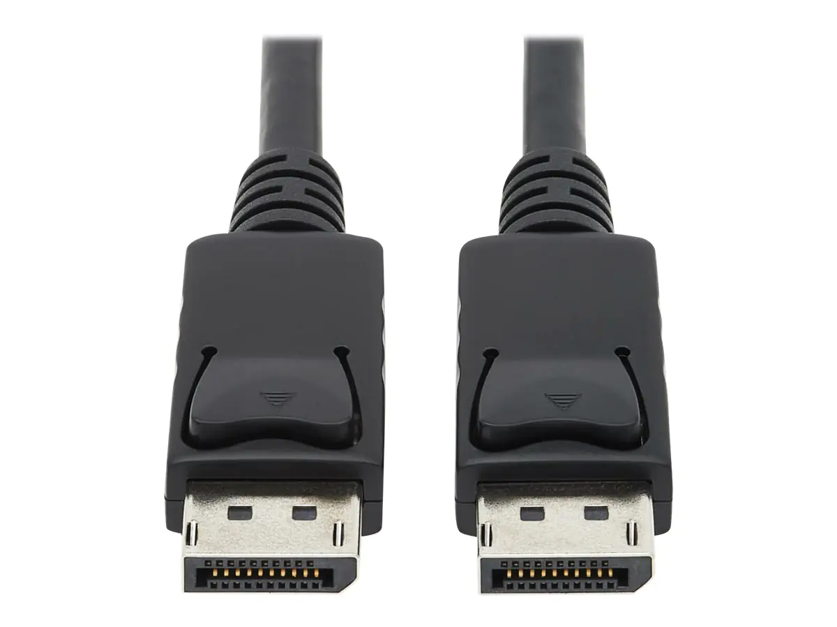 Eaton Tripp Lite Series Safe-IT High-Speed DisplayPort Antibacterial Cable with Latching Connectors (M/M), UHD 4K 60 Hz, 6 ft. (1.83 m) - DisplayPort-Kabel - DisplayPort (M) eingerastet zu DisplayPort (M) eingerastet - DisplayPort 1.2 - 1.8 m - 4K Unterst