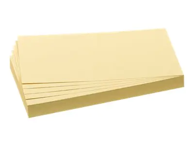 Franken GmbH FRANKEN - Moderationskarte - rechteckig - Gelb (Packung mit 500) UMZ 1020 04