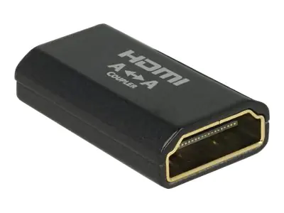 DeLOCK - HDMI Kupplung - HDMI (W) bis HDMI (W) - Schwarz - 4K Unterstützung