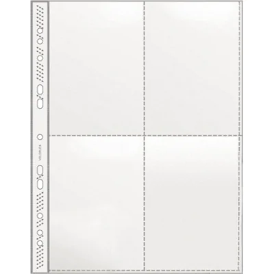 Veloflex Sammelhülle 4 x DIN A6 Polypropylen glasklar 100 St./Pack.