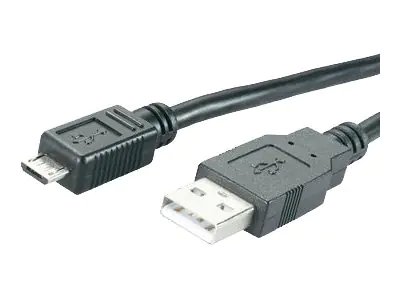 MediaRange - USB-Kabel - Micro-USB Typ B (M) zu USB (M) - USB 2.0 - 1.2 m - Schwarz