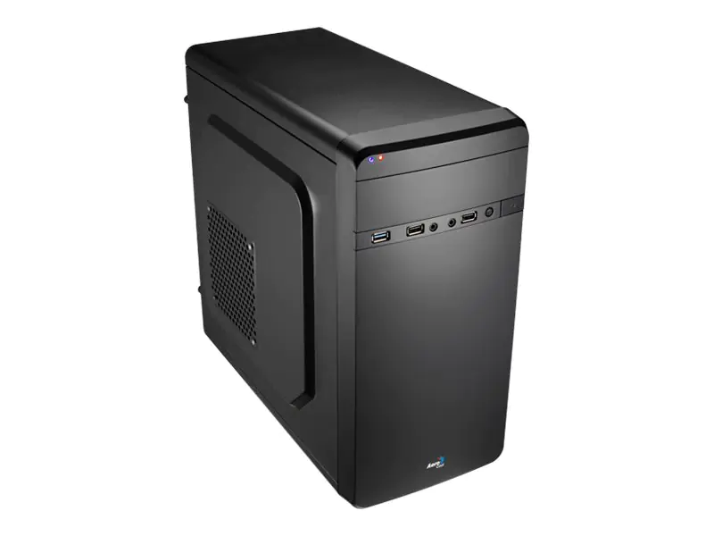 AeroCool PGS Q Series QS-180 - Tower - micro ATX - ohne Netzteil (ATX / PS/2) - USB/Audio