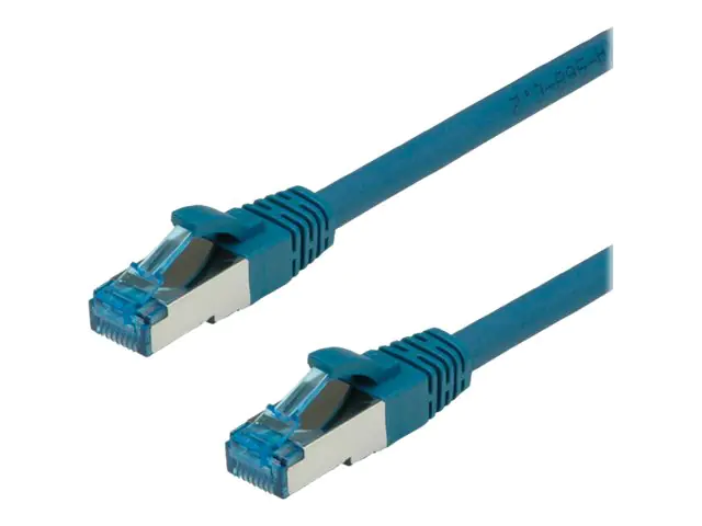 VALUE Patch-Kabel - RJ-45 (M) bis RJ-45 (M) - 2 m SFTP - PiMF - CAT 6a - Blau - 21.99.1952