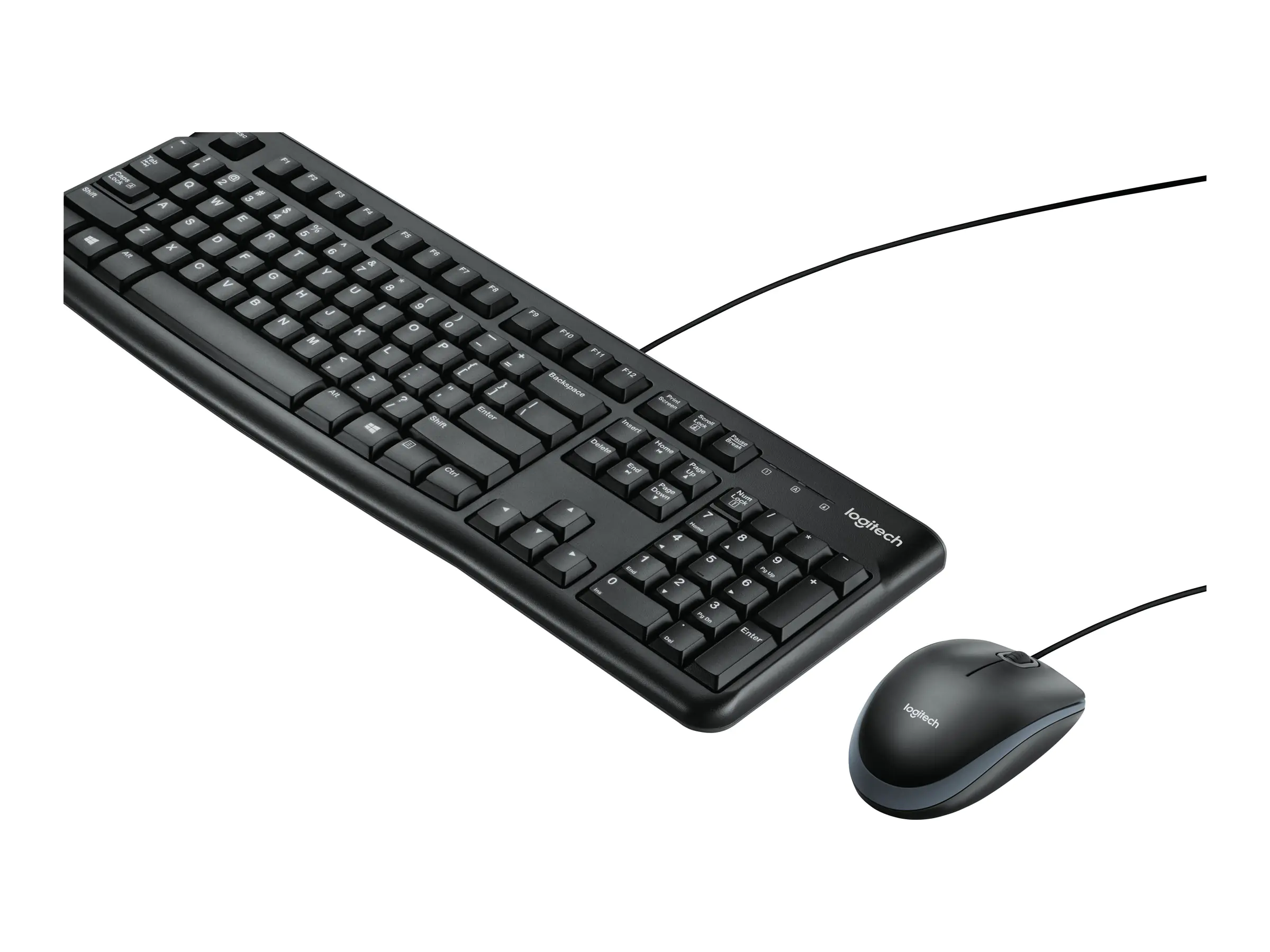Logitech Desktop MK120 - Tastatur-und-Maus-Set - USB - Nordisch