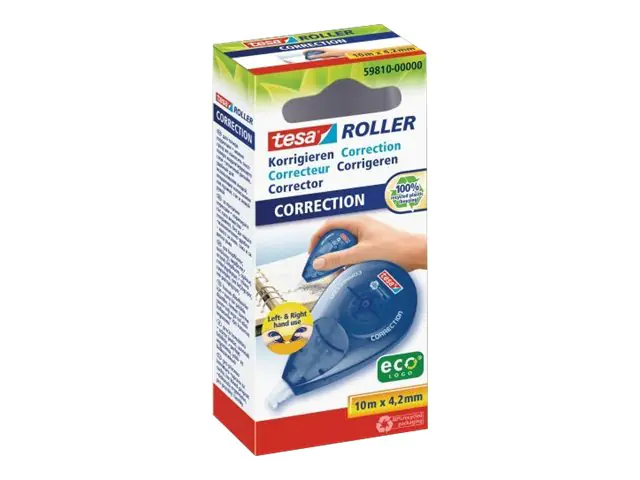 Tesa Korrekturrolle - 4.2 mm x 10 m - weiß 59810-00000-01