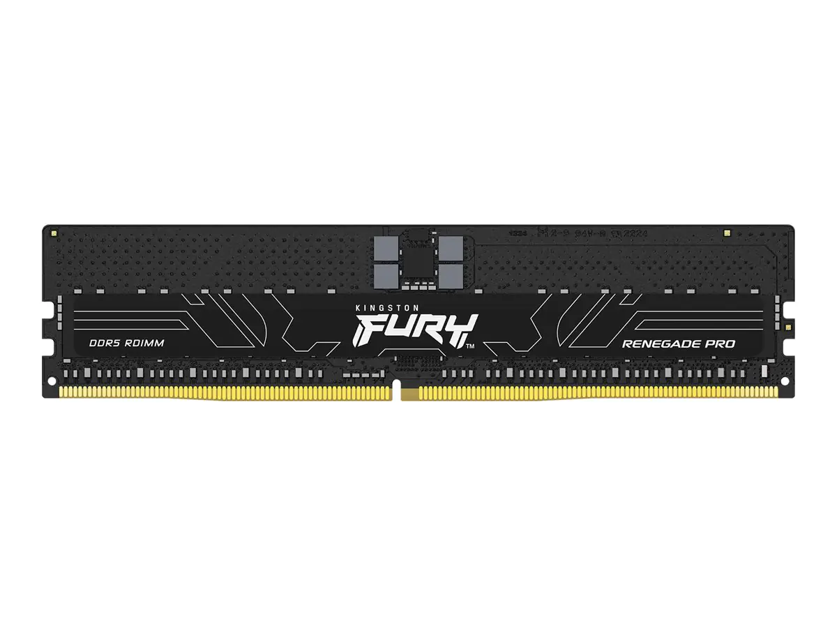 Kingston FURY Renegade Pro - DDR5 - Modul - 32 GB - DIMM 288-PIN - 5600 MHz / PC5-44800 - CL28 - 1.35 V - registriert - on-die ECC - Schwarz