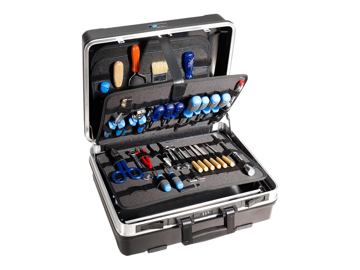 B&W TOOL.CASES flex - Aktentasche für Werkzeuge - Aluminium, ABS-Kunststoff mit hoher Schlagbeständigkeit - Schwarz