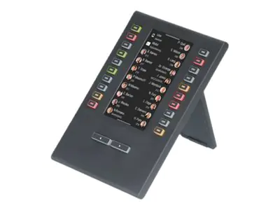Auerswald COMfortel D-XT20i - Funktionstasten-Erweiterungsmodul für VoIP-Telefon - Schwarz - für COMfortel D-210, D-400, D-600