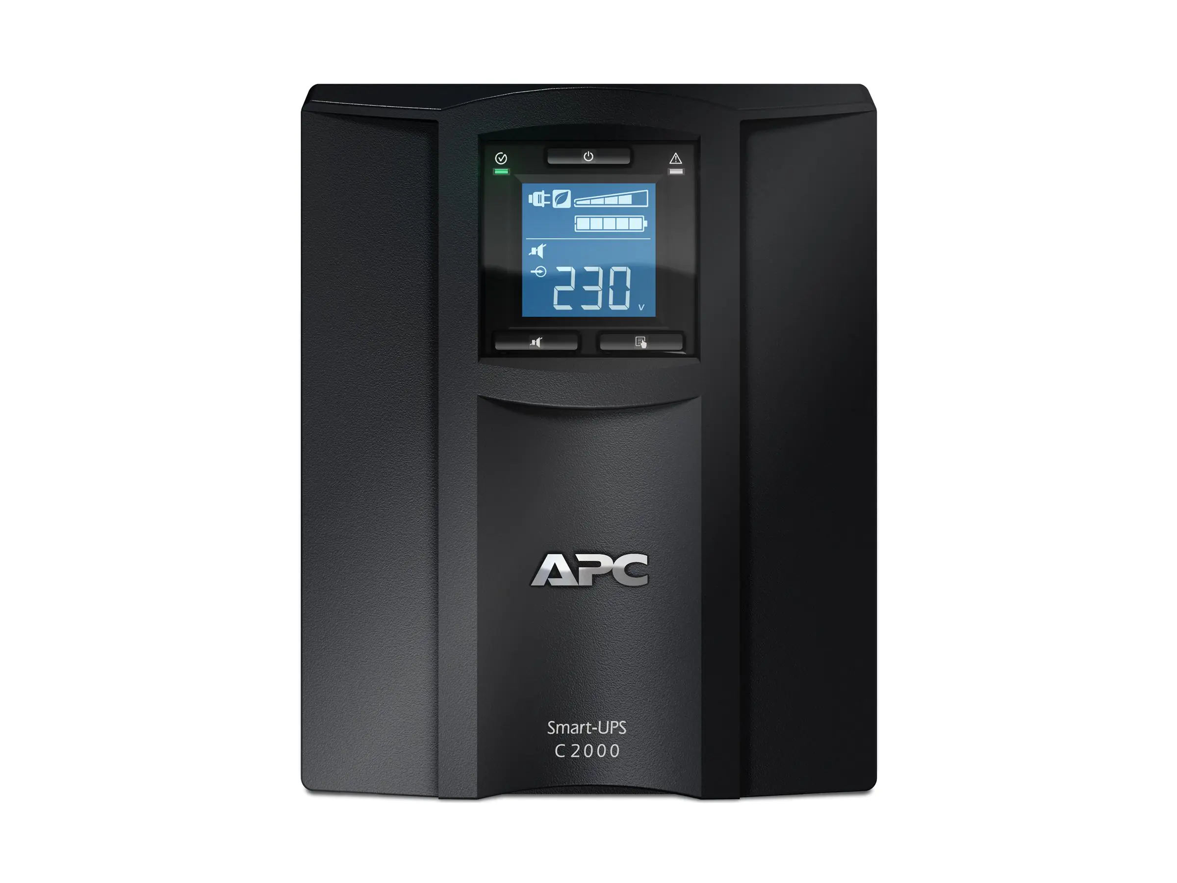APC Smart-UPS C 2000VA LCD - USV - Wechselstrom 230 V - 1300 Watt - 2000 VA - USB - Ausgangsanschlüsse: 7 - Schwarz
