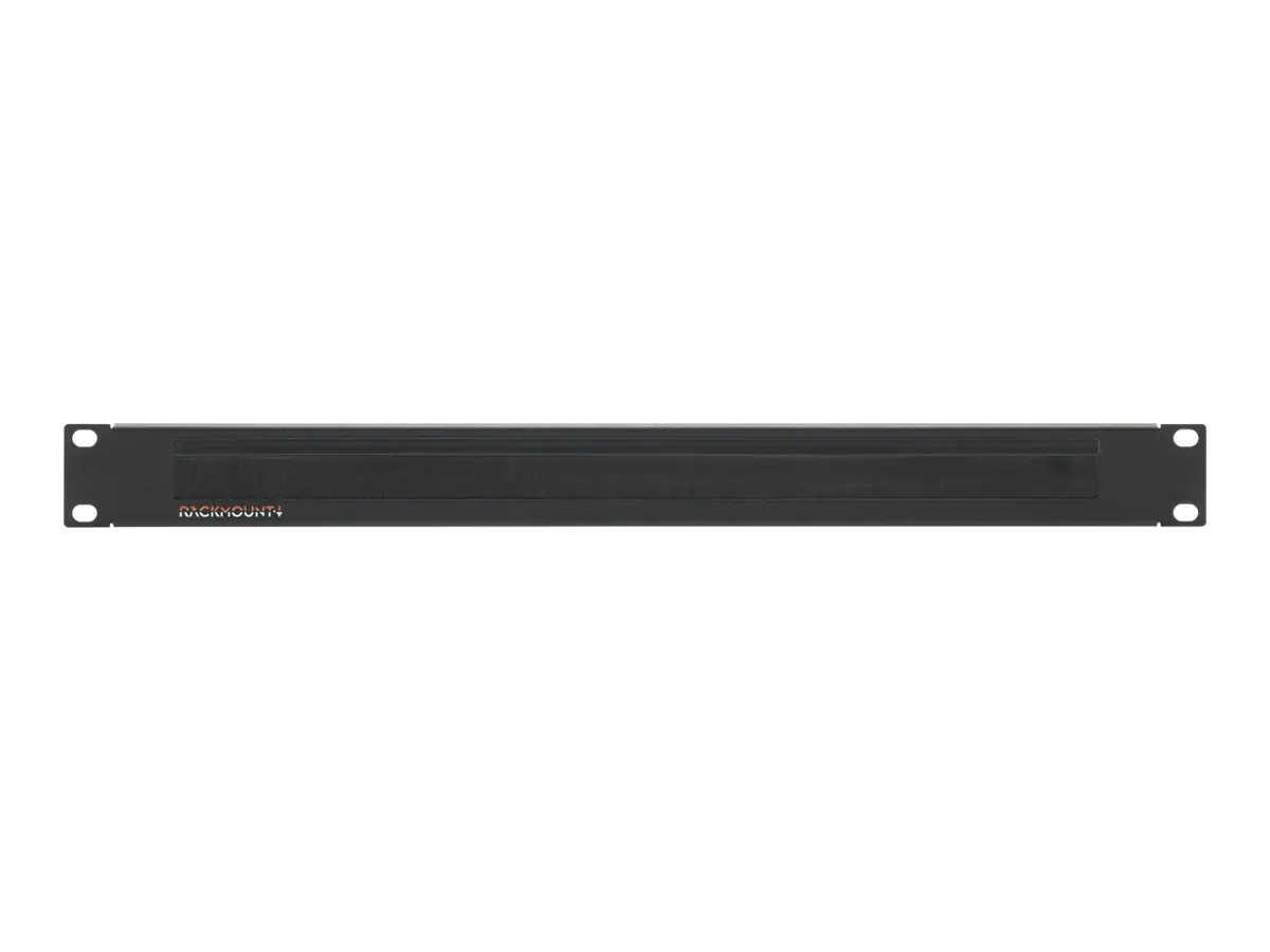 Rackmount.IT Rack-Bürstenleiste - Bürstenplatte - Jet Black - 1U - 48.3 cm (19")