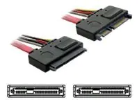Delock - SATA-Verlängerungskabel - Serial ATA 150/300 - SATA Combo (M) zu SATA Combo (W) - 50 cm
