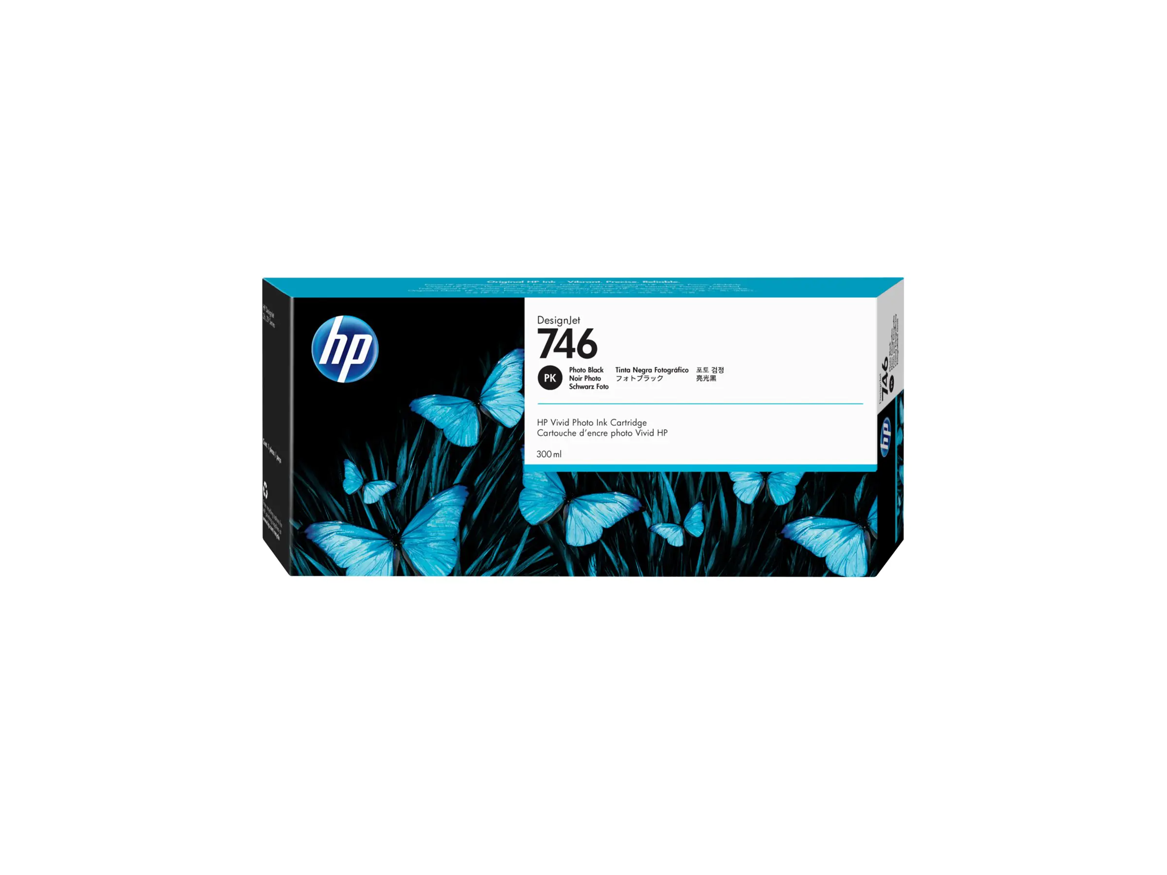 HP 746 - 300 ml - Photo schwarz - original - P2V82A
