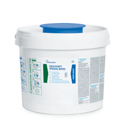 Descosept Desinfektionstücher Spezial Wipes Oberfläche alkoholfrei begrenzt viruzid, bakterizid, levurozid, Papova, Rotaviren 5,5-7,5 100 St./Pack.