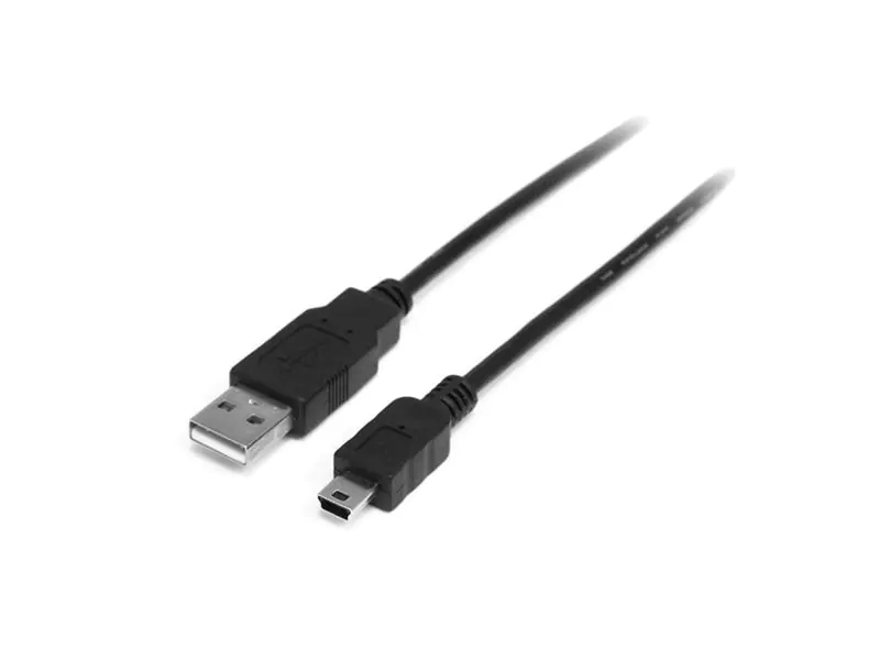 StarTech 1 m Mini USB 2.0 Kabel - A auf Mini B – Stecker/Stecker - USB Anschlusskabel - USB-Kabel - USB (M) zu Mini-USB, Typ B (M) - USB 2.0 - 1 m - Schwarz