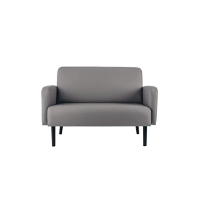 PAPERFLOW Sofa LISBOA 3Sitzer Kunstleder sw/gr LC3PC.01.14