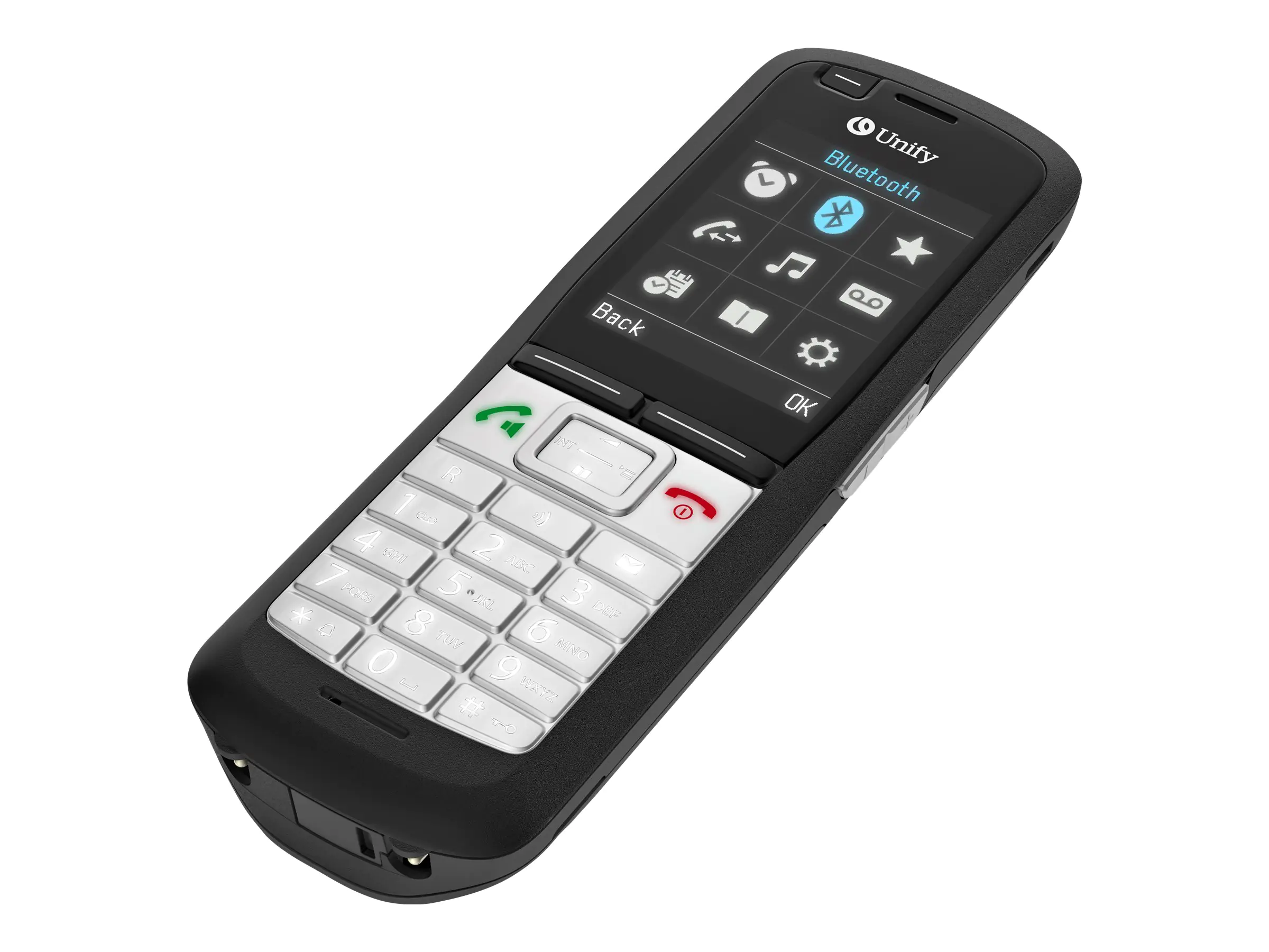 Unify OpenScape DECT Phone R6 - Schnurloses Erweiterungshandgerät - mit Bluetooth-Schnittstelle mit Rufnummernanzeige - DECT\GAP\PN-CAP