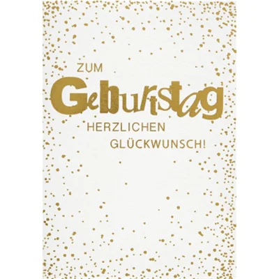 Perleberg Faltkarte Basic Classic Geburtstagskarte 250g/m² mehrfarbig Trauer In tiefem Mitgefühl