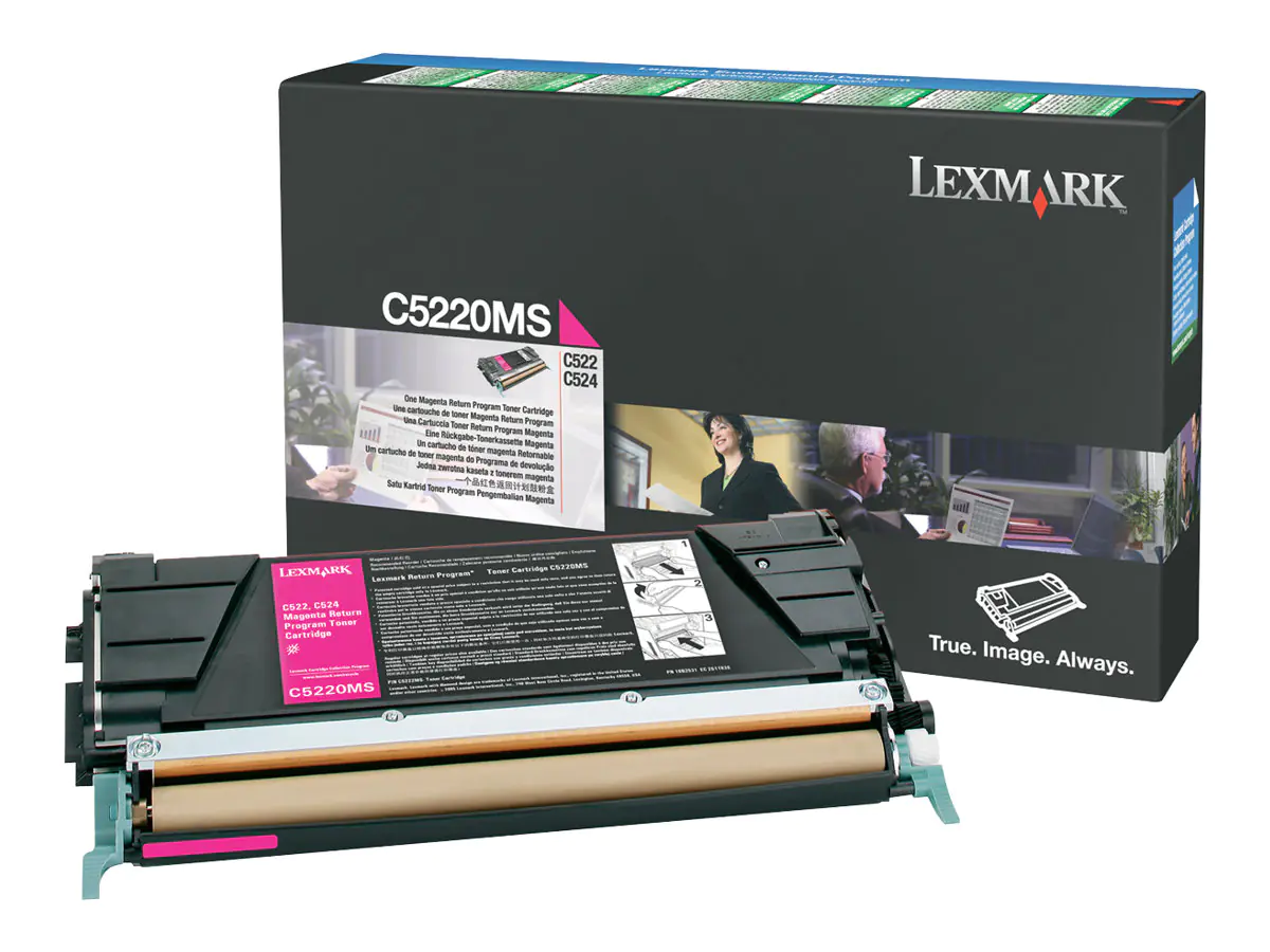 Lexmark - Magenta - Original - Tonerpatrone LCCP, LRP - für Lexmark C522, C524, C530, C532, C534