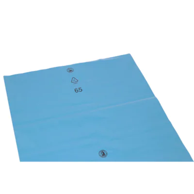 STANDARD Müllsack 100 x 125 cm (B x H) 60µm 240l LDPE, 97 % recycelt blau 100 St./Pack.