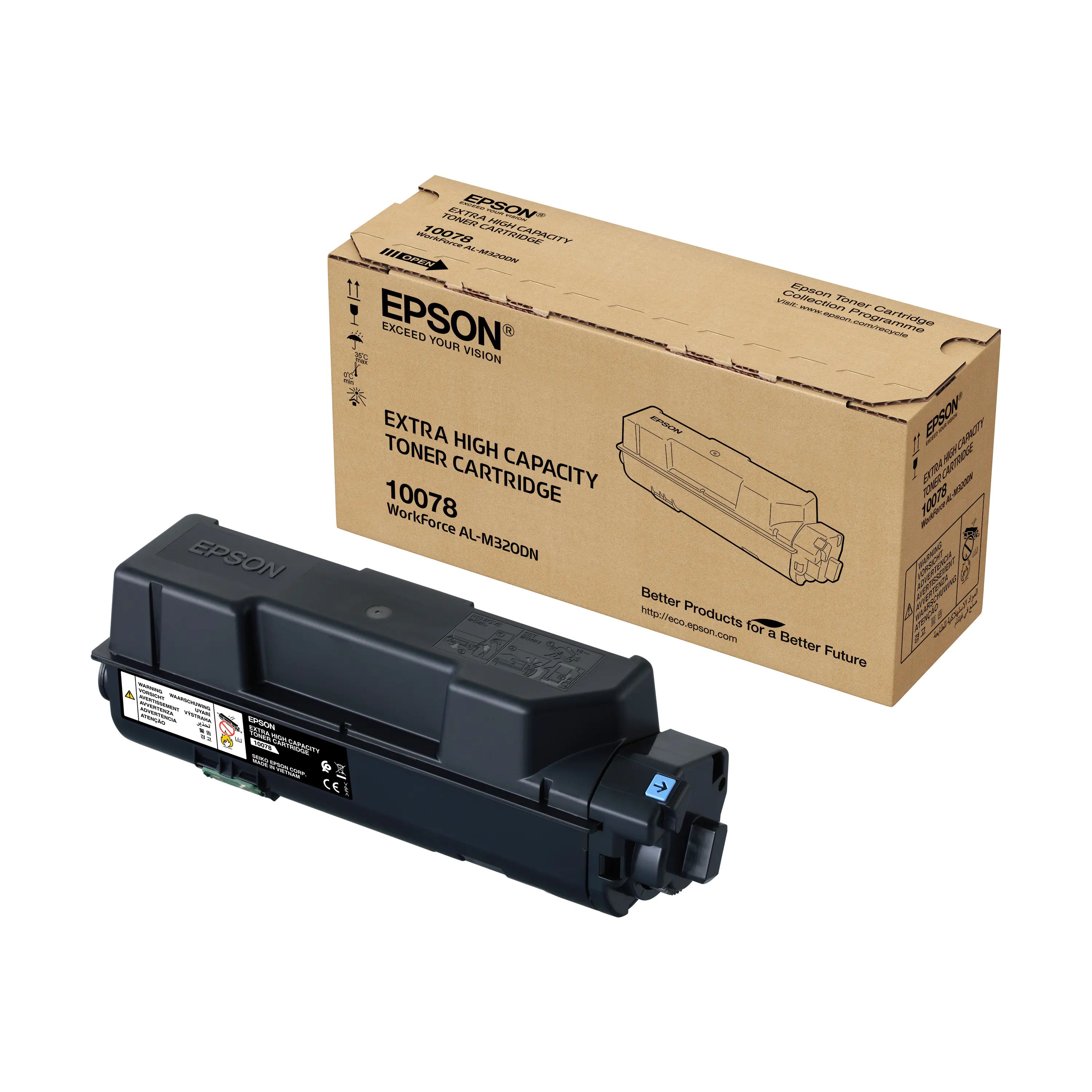 Epson S110078 - Extrahohe Kapazität - Schwarz - Original - Tonerpatrone - für WorkForce AL-M320DN, AL-M320DTN