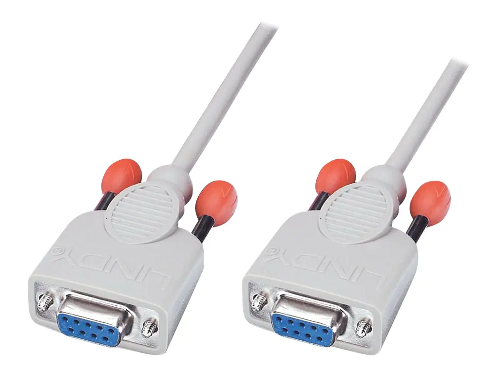 Lindy - Nullmodemkabel - DB-9 (W) zu DB-9 (W) - 2 m - geformt