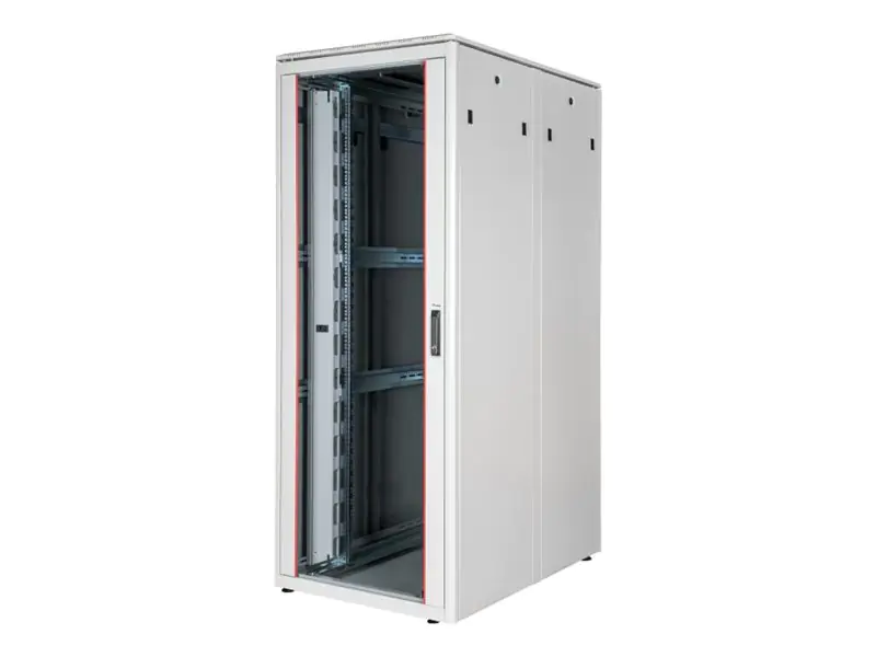 Equip Dynamic Flex Line - Schrank Netzwerkschrank - 800x1200 mm, mit Glastür, abnehmbare und abschließbare Paneele, montiert - freistehend - Hellgrau, RAL 7035 - 42HE - 48.3 cm (19") EDF-42-8012-G-HJAA