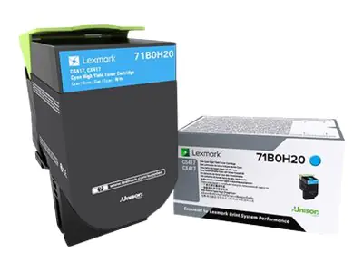 Lexmark X417 - Hohe Ergiebigkeit - Cyan - original 71B0H20