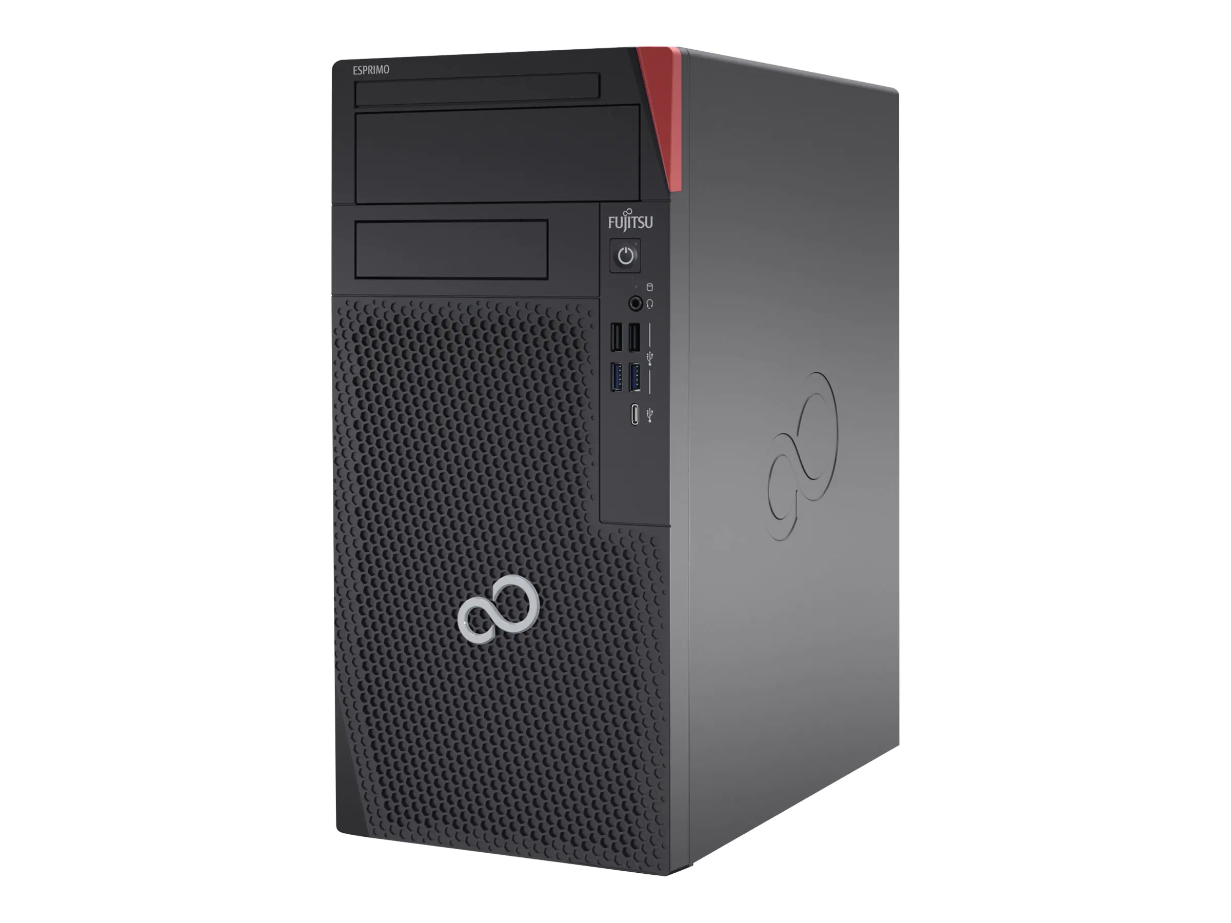 Fujitsu ESPRIMO P9910 - Micro Tower - Core i7 10700K / 3.8 GHz - RAM 32 GB - SSD 1.024 TB - NVMe - UHD Graphics 630 - GigE - Win 10 Pro 64-Bit - Monitor: keiner