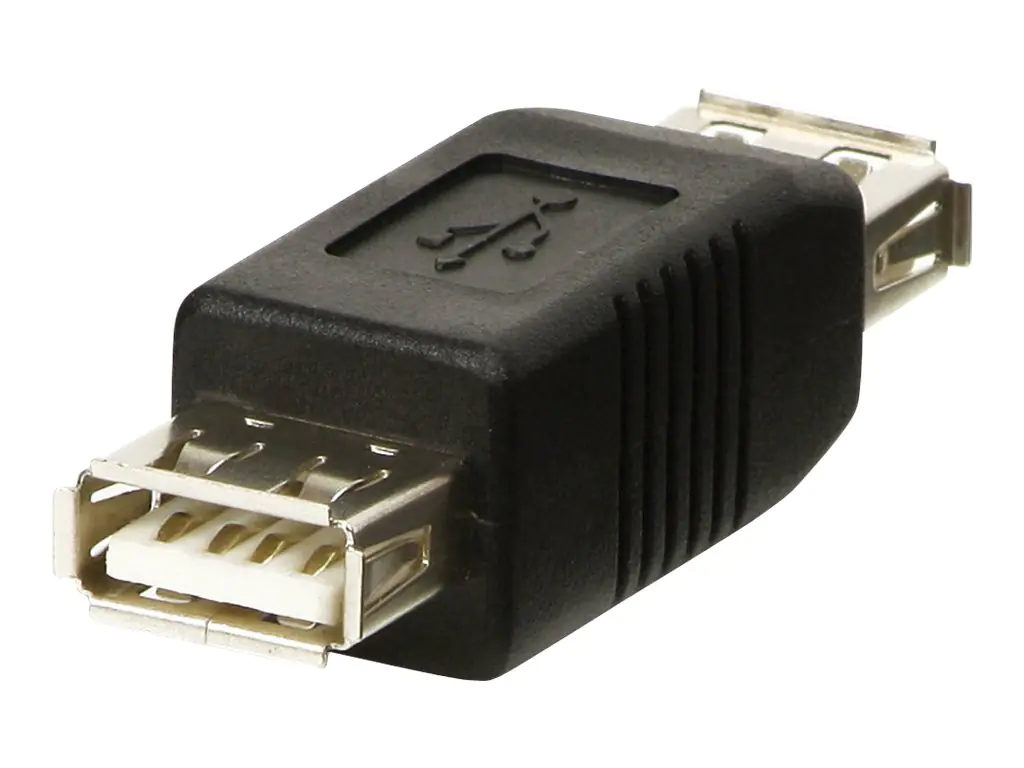 Lindy - Gender Changer USB - USB (W) zu USB (W) - Schwarz