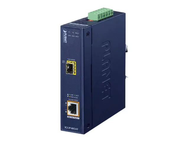Planet IGUP-805AT - Medienkonverter - 1GbE - 10Base-T, 100Base-TX, 1000Base-T, 1000Base-X,